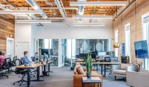 Revêtement de sol sain pour bureau