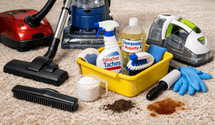 Les accessoires indispensables à l'entretien de votre moquette