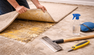 Comment décoller proprement sa moquette ?