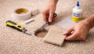 Comment récupérer un trou dans votre moquette ?