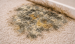 Tâche de moisissure sur de la moquette : Pourquoi ça arrive et comment l'enlever ?